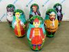 Большие надувные кегли в форме матрёшки