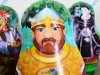 Большие надувные кегли в форме матрёшки