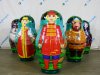 Большие надувные кегли в форме матрёшки