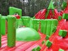 Гигантский надувной батут Бука-Парк — айр парк общей площадью 302 м²
