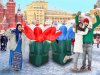 Надувные цветы в букете — композиция из трех цветков