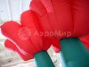 Надувные цветы в букете — композиция из трех цветков