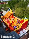 Коммерческий надувной Царь батут, площадью 200 м²