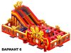Коммерческий надувной Царь батут, площадью 200 м²