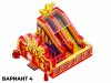 Коммерческий надувной Царь батут, площадью 100 м²