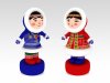 Надувные фигуры в национальных костюмах