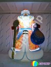 Надувная фигура Дед Мороз Эксклюзив — для улицы, с подсветкой