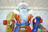 Надувная фигура Дед Мороз Эксклюзив — для улицы, с подсветкой