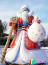 Надувная фигура Дед Мороз Эксклюзив — для улицы, с подсветкой