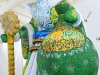 Надувная фигура Дед Мороз Эксклюзив — для улицы, с подсветкой