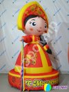 Надувная девочка Масленица — фигуры и декорации Надувная девочка Масленица — фигуры и декорации
