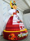 Девушка Масленица — надувная декоративная фигура