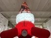Надувной Дед Мороз на крышу — большая декорация новогоднего праздника