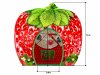 Домик клубничка — мягкий игровой дом с сухим бассейном