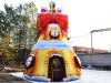Колокольчик дом — новогодняя надувная конструкция с фото зоной внутри