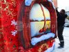 Колпак дом — новогодняя надувная конструкция с фотозоной внутри
