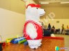 Надувной костюм Мишка в кепке, медведь из искусственного меха