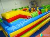 Надувной батут Островок — с горкой на 45 м²