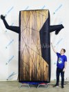 Универсальный рекламный носитель с эффектом машущей руки