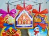 Подвесные новогодние игрушки для улицы