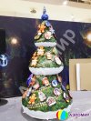 Большая надувная Ёлка с новогодними игрушками