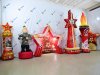 Колонна со звездой — торжественное оформление 9 мая