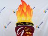 Стела День Победы с имитацией пламени