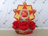 Надувная Звезда — декоративная фигура на опоре