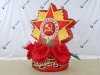 Надувная Звезда — декоративная фигура на опоре