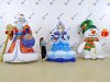 Комплект трио «Дед Мороз, Снегурочка, Снеговик» в комплектации Эксклюзив