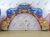 Надувная арка гребешок принт место силы