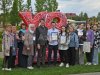 Пасхальное приветствие — надувные буквы ХВ