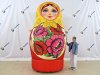 Надувная матрёшка для гуляний