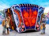 Надувная гармонь — большая фигура-декорация на праздник