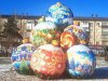 Новогодняя фигура Шары и леденцы