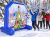 Надувной дартс со сменными баннерами для праздников и мероприятий