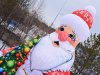 Надувной гигантский Дед Мороз — высота фигуры 10 метров