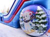 Зимняя горка Снежная — надувной аттракцион для катания