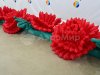 Надувные цветы гвоздики — гирлянда из гвоздик