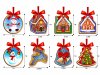 Подвесные новогодние игрушки для улицы