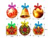 Подвесные новогодние игрушки для улицы