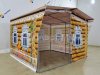 Каркасная палатка 2,5 х 2,5 м — металлокаркас, материал оксфорд + ПВХ
