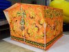 Каркасная палатка 2,5 х 2,5 м — металлокаркас, материал оксфорд + ПВХ