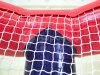 Большое баскетбольное кольцо с гигантским мячом