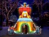 Колокольчик дом — новогодняя надувная конструкция с фото зоной внутри