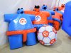 Сумобол — забавный командный аттракцион с большим мячом
