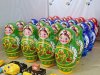 Большие надувные кегли в форме матрёшки