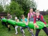 Канат-сосиска для эстафет спортивных состязаний и игр