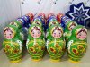 Большие надувные кегли в форме матрёшки