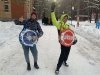 Гигантская розетка — командный аттракцион на двоих участников